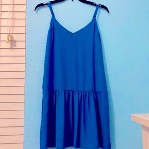 blue midi sundress
